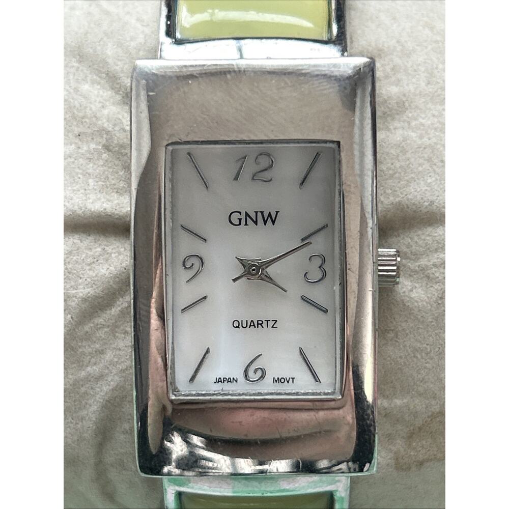 GNW Silver Tone Women’s Cuff Watch